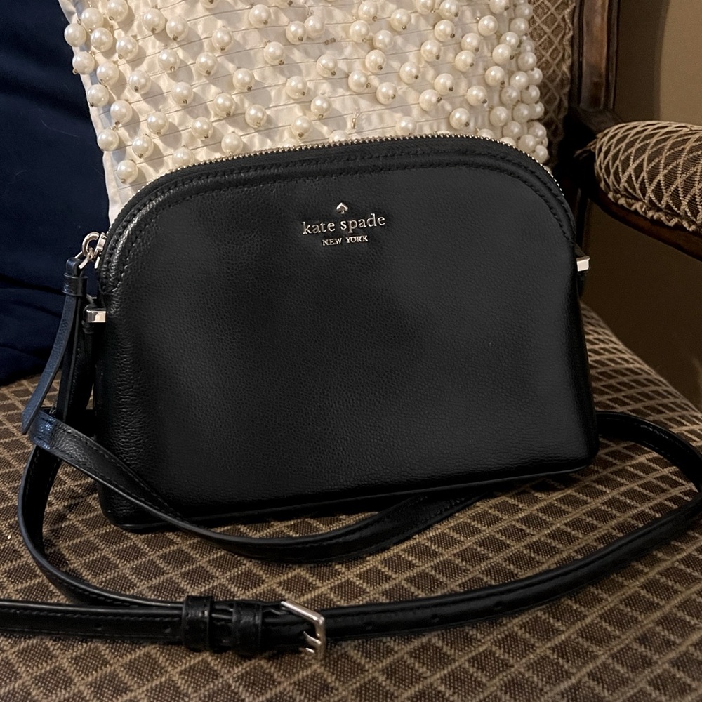 Kate Spade Kali Small Dome Crossbody Handbag In Black